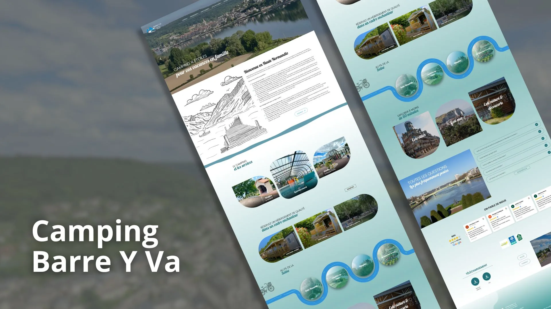 creation site internet camping Normandie