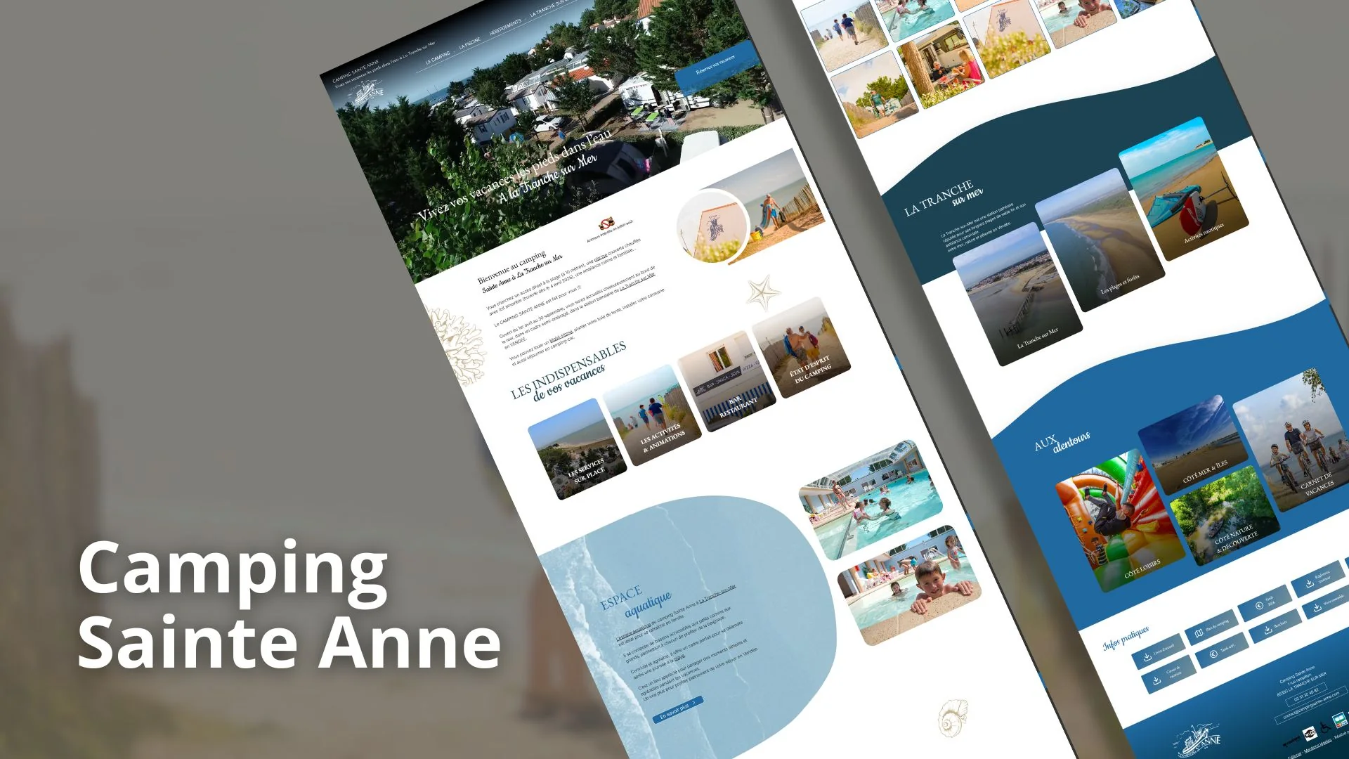 creation site internet camping Vendée