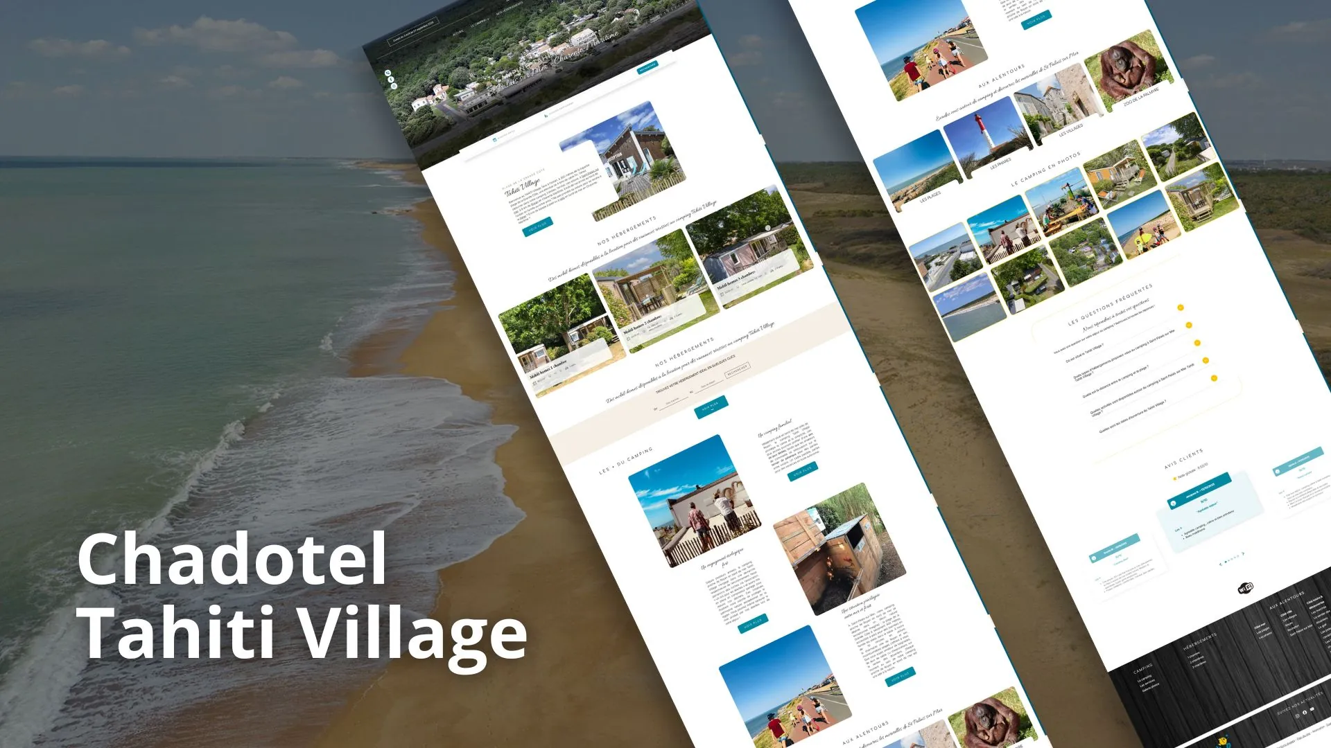 creation site internet camping charente maritime