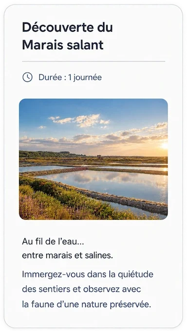 expérience sur mesure