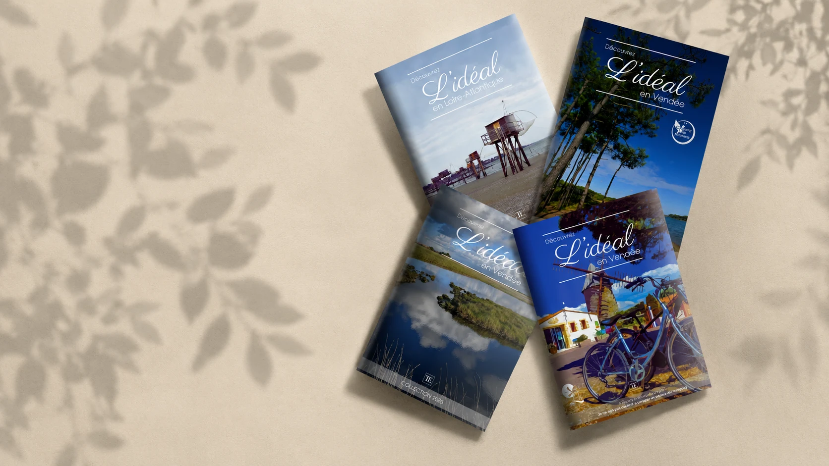 creation de brochure pour les acteurs du tourisme, campings, hotels...